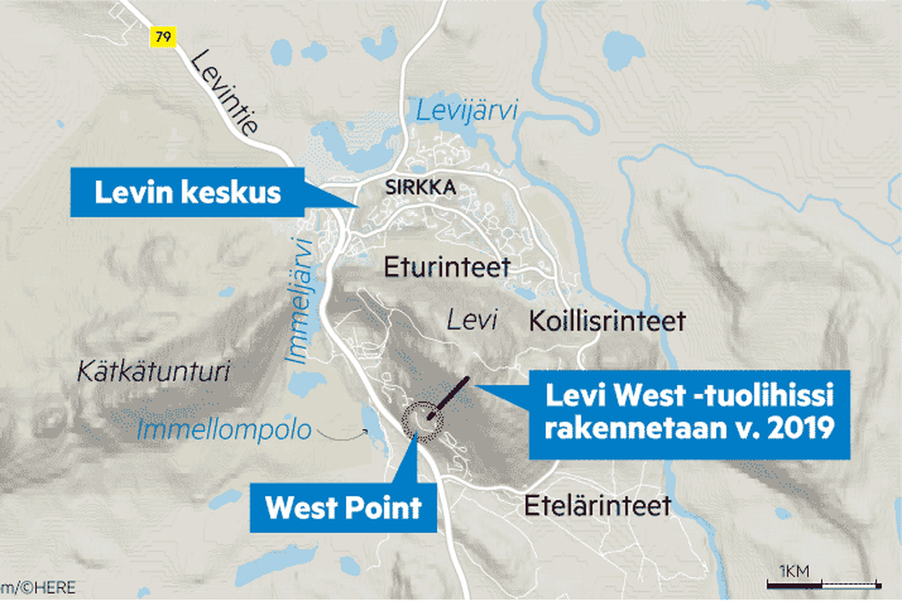 Levin länsirinteelle nousee uusi tuolihissi ja alppikylä | Lapin Kansa