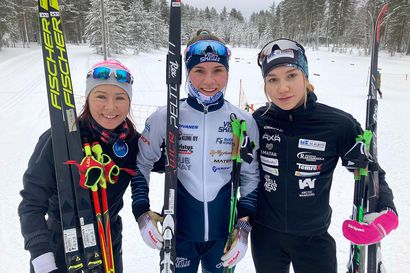 Riitta-Liisa Roponen ja Eelis Valikainen hiihtivät lääninmestareiksi Simossa