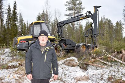 Posion vuoden yrittäjä on metsäkoneyrittäjä Pertti Ruokamo - ”Viihdyn metsässä, ei minulla ole koskaan kiire sieltä pois”