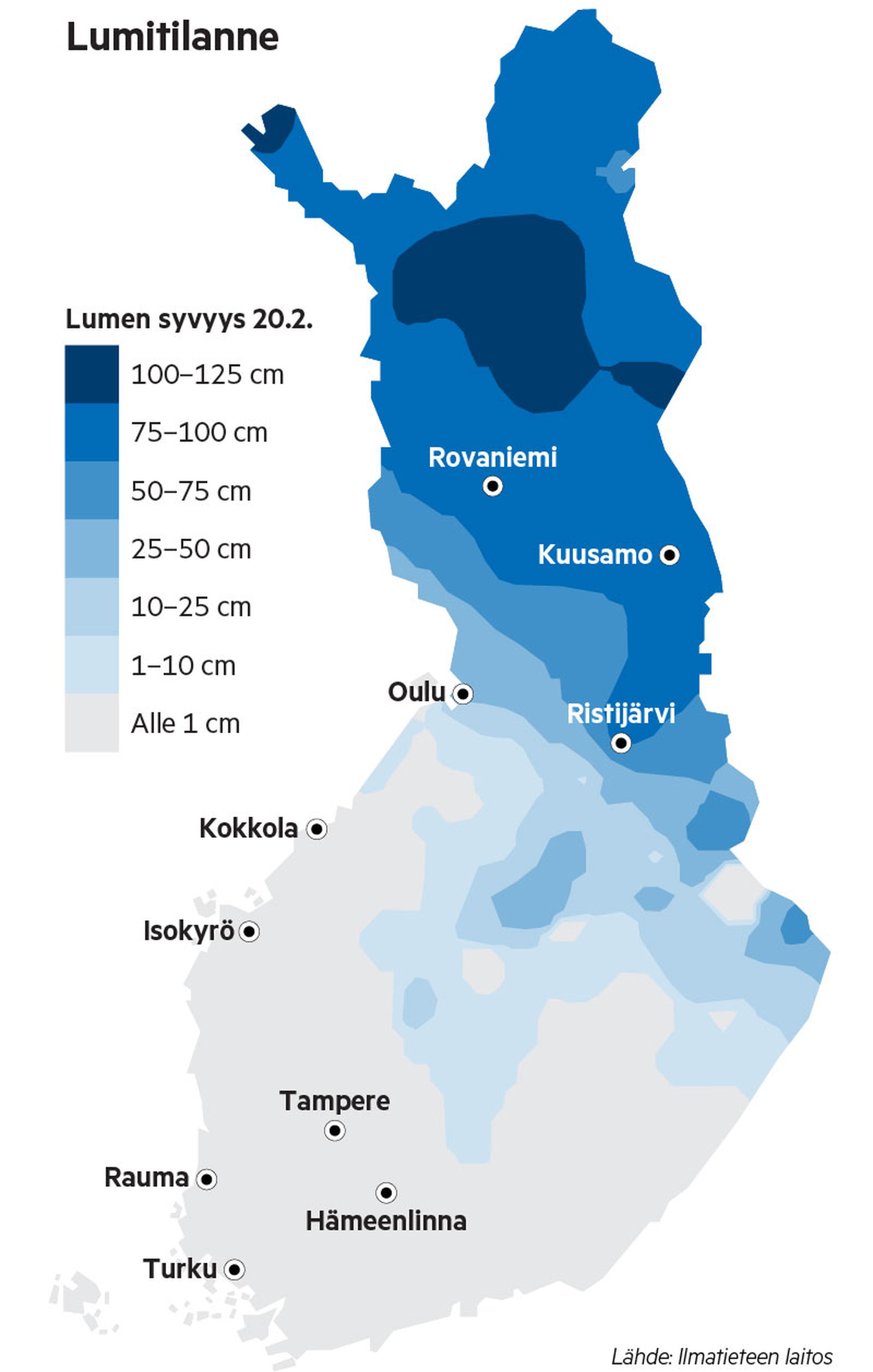 Kuvat kertovat: Lumisen ja lumettoman Suomen raja on nyt poikkeuksellisen  teräväpiirteinen, kun kinokset vaihtuvat lyhyellä matkalla tulvamaisemaan |  Lapin Kansa