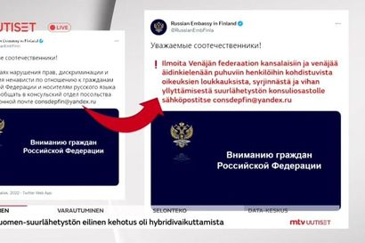 Asiantuntija: Venäjän suurlähetystön pyyntö on hybridivaikuttamista – tarkoitus saada suomalaiset näyttämään vihollisilta