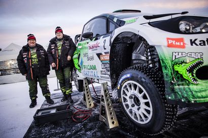 Olympiamitalistin ex-kilpuri kiitää Tunturirallissa - Arto Kapanen juhlii 25. arktista seikkailuaan WRC-autossa