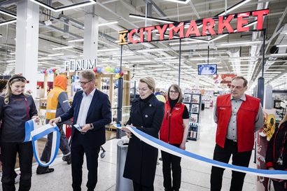 Rovaniemen K-Citymarketin mittava remontti valmistui – kaupan elintarvikeosasto on nyt yli puolet suurempi kuin aiemmin