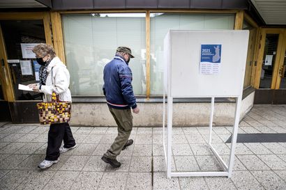 Lähes kymmenesosa suomalaisista äänestänyt, Utajärvi edelleen vaalipiirin aktiivisin