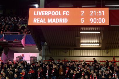 Real Madrid murjoi Liverpoolin Mestarien liigassa seitsemän maalin karkeloissa