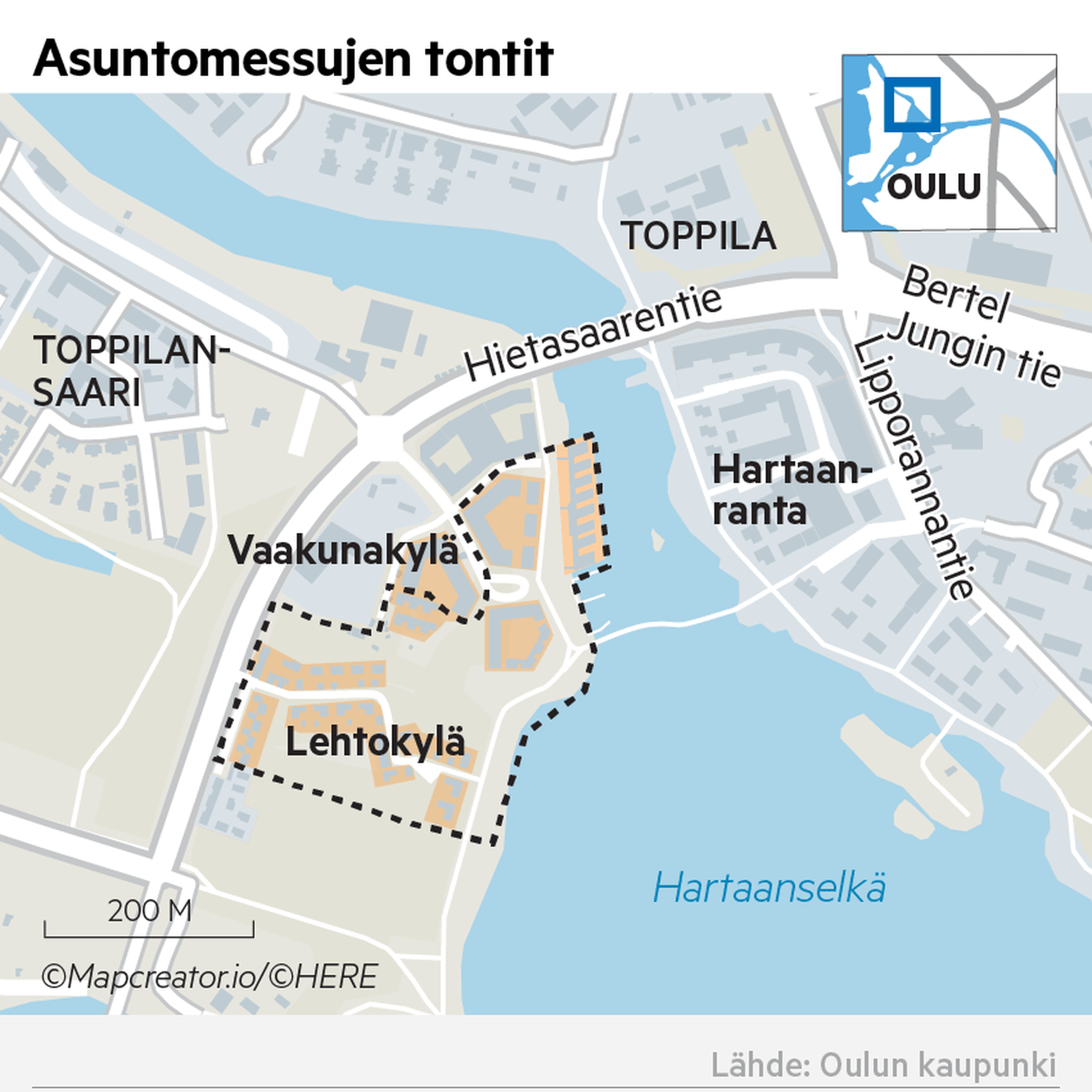 Oulun vuoden 2025 asuntomessut uhkaavat kutistua, aikataululle kritiikkiä  rakentajilta – 