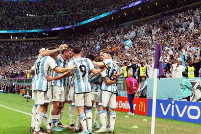 Argentiina selvisi trillerimäisestä puolivälierästä voittajana, Hollanti kaatui rangaistuspotkukilpailun jälkeen maalein 3–2