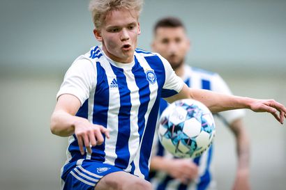Miska Ylitolva saa yllättävän paljon vastuuta HJK:ssa - 17-vuotias lupaus vaihtoi Rovaniemen Helsinkiin ja nyt kutsuu U18-maajoukkue