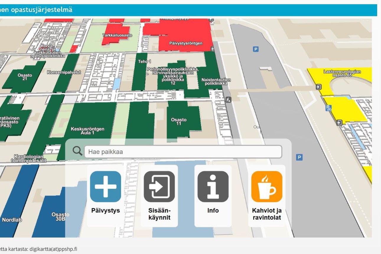 OYSin sisätilat kartalle - digitaalinen opastusjärjestelmä käyttöön tänään  | Iijokiseutu