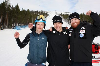 Jesper Pohjolainen pujotteli hattutempun - rinne vaihtui Levi Blackistä Levi Westiin, mutta voittaja pysyi samana