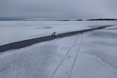 Perämeren rannikolla huono jäätilanne: Iäkäs nainen ajoi potkurilla avantoon ja hukkui