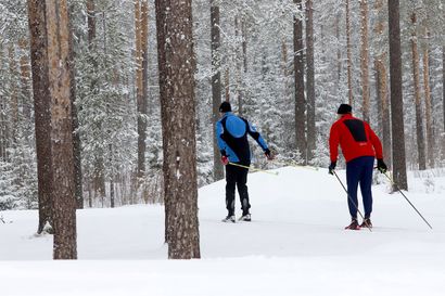 Limingan hiihtoreiteistä käytössä puolet – "Luonnonpohjilla lunta on jouduttu odottamaan näihin päiviin asti"