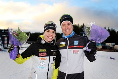 Rovaniemeläishiihtäjät sprinttikärki: Joensuu ja Lepistö juhlivat hiihtokauden avausvoittoja Vuokatissa