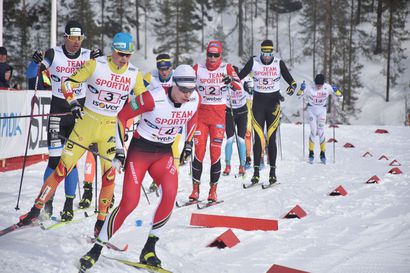 Tuulta ja tuiskua hiihtoladulla – Rukan Suomen Cup alkoi viesteillä