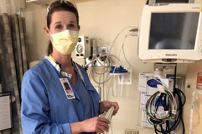 Denverissä sairaanhoitajana työskentelevä Päivi Halkola-Atwood: "Hoitohenkilökunta alkaa olla todella väsynyttä"
