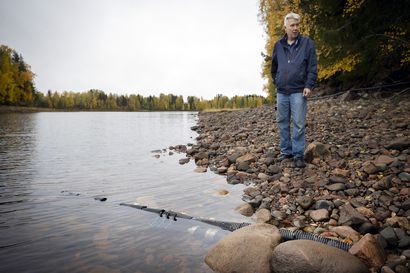 Ohijuoksutus rikkoi asukkaiden vesiputket – Oulujoen rantatörmällä asuva Timo Julkunen kuuluttaa Fortumilta vastuullisuutta