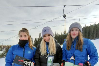 Santa Claus Ski Teamin pujottelijoille kaksi SM-mitalia ja FIS-kisavoitto Tahkolta