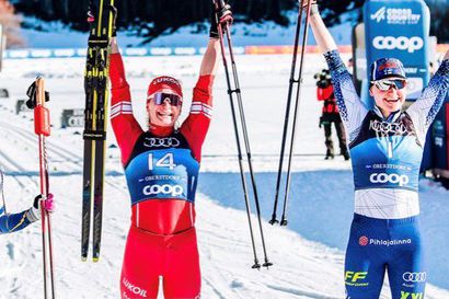 Johanna Matintalo hurjasteli Oberin sprintissä kolmanneksi: "Aika kova taidan olla minäkin"