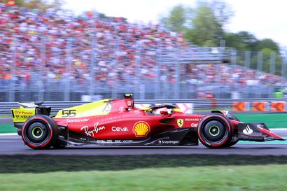 Formula ykkösten Italian gp:n harjoituspäivä sujui Ferrarin komennossa, Bottaksen autoon tehtiin asennustöitä