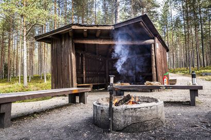 Metsähallitus muistuttaa: Telttasaunan tai lämmitettävän teltan kanssa retkeilevän on kannettava metsään omat polttopuut