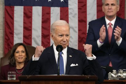 Joe Biden piti kansakunnan tilaa käsittelevän puheensa – "Työ on saatettava loppuun"