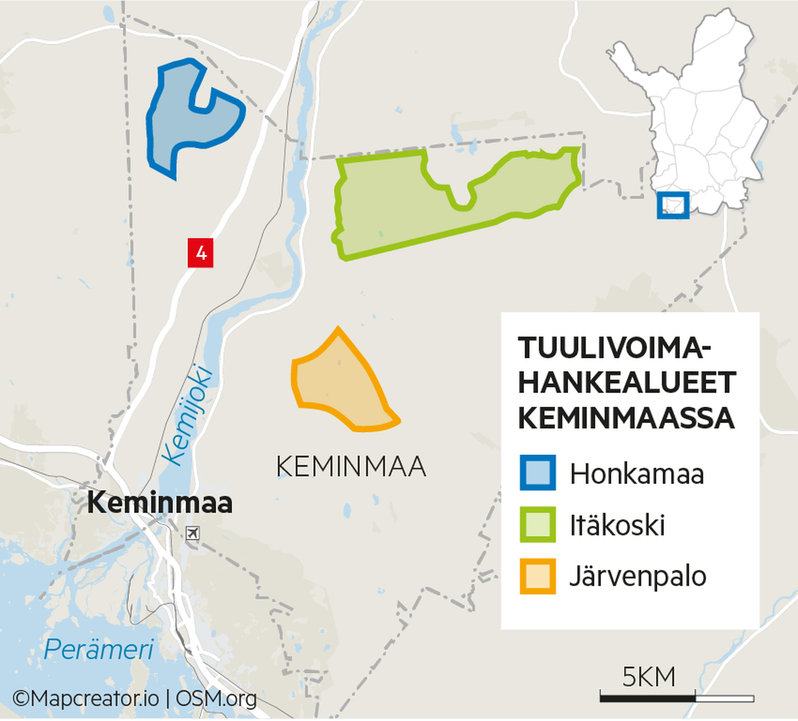 VSB suunnittelee Keminmaahan isoa tuulipuistoa – tiedotustilaisuus tänään  illalla | Lapin Kansa