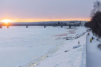 Kemijoen jäät voivat olla paikoin arvaamattomat tänä talvena – Jos sähköpula iskee, suuret liikkuvat vesimassat voivat heikentää jäitä