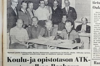 Vuosien takaa: Raahen tietokonealan oppilaitos käynnistyi 50 vuotta sitten – vain pieni osa hakijoista hyväksyttiin opiskelemaan