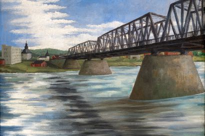 Ernst Lange maalasi Rovaniemen näkymiä ennen hävitystä – pienoisnäyttely tuo saksalaistaiteilijan teokset ensi kertaa yleisön eteen