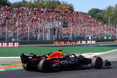 Formula ykkösten MM-sarjaa ylivoimaisesti johtava Max Verstappen venytti voittosarjansa Italian gp:ssä jo viiteen, Valtteri Bottas Monzan klassikkokisassa 13:s