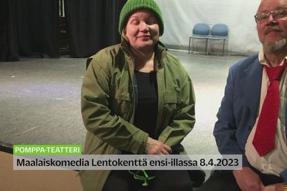 Pomppa-teatterin Lentokenttä -näytelmän käsikirjoittaja Virva Jakkula ja ohjaaja Pertti Udd kertovat paljonko näytelmässä on faktaa ja fiktiota