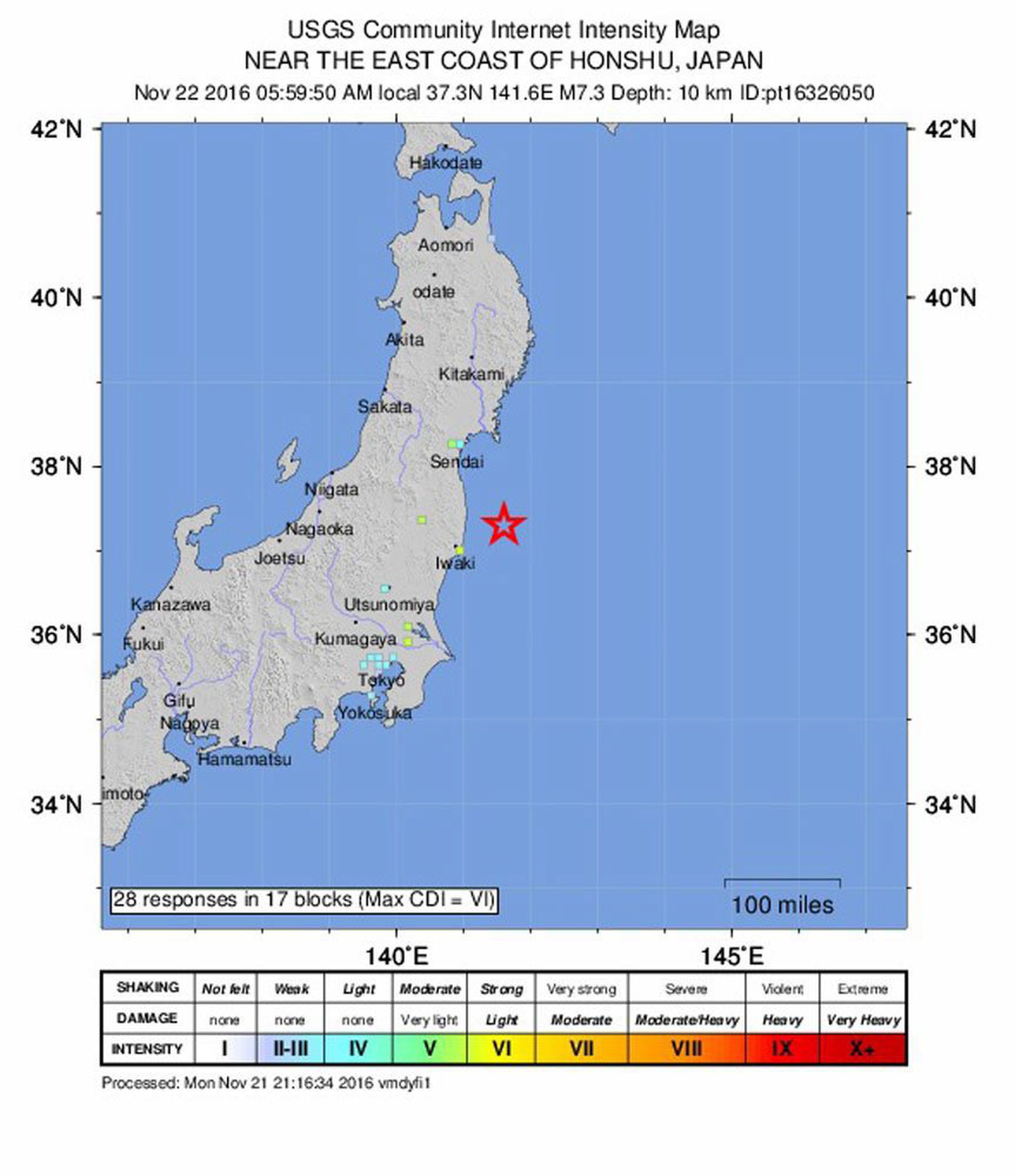 Japanissa voimakas maanjäristys - tsunamivaroitusta laskettiin | Kaleva