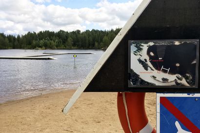 Rantakylän uimamontun vesi yhä korkealla – uimareiden muistettava noudattaa varoituksia ja ohjeistuksia