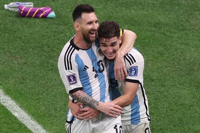 Argentiina selviytyi ensimmäisenä MM-finaaliin – Messi näytti suuruutensa maalilla ja maalisyötöllä