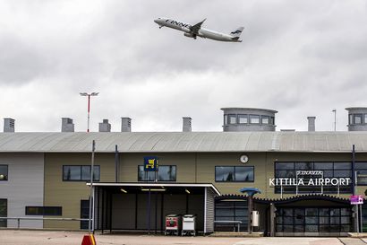 Finnairin lento Ivalosta Kittilään peruttiin sunnuntai-iltana Kittilän lentokentällä olevan vian vuoksi