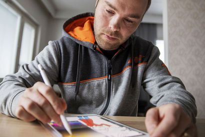 Perheenisä Jukka Keränen piirtää ja kirjoittaa joka aamu 15 minuuttia – nyt on syntynyt jo viides lastenkirja ja seuraava on tekeillä: pari vuotta sitten hän sai Möllärimestari-kilpailun kunniakirjan