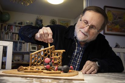 Oululainen tekniikan tohtori suunnitteli koronakatiskan, jonka materiaali yllättää – Piparkakkutaikina on Kari Kiskolle päättymätön riemu