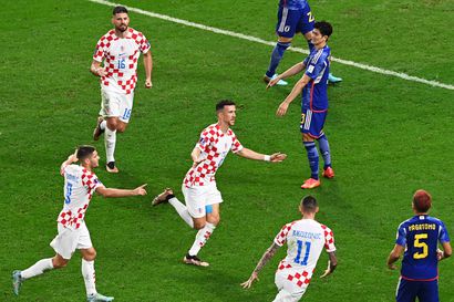 Kroatia voitti jännitysnäytelmässä Japanin rangaistuspotkukisassa