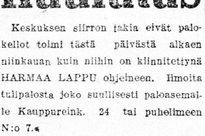 Vanha Kaleva: Kaksoisjohto puhelinlinjalla Oulu–Rovaniemi on valmistunut