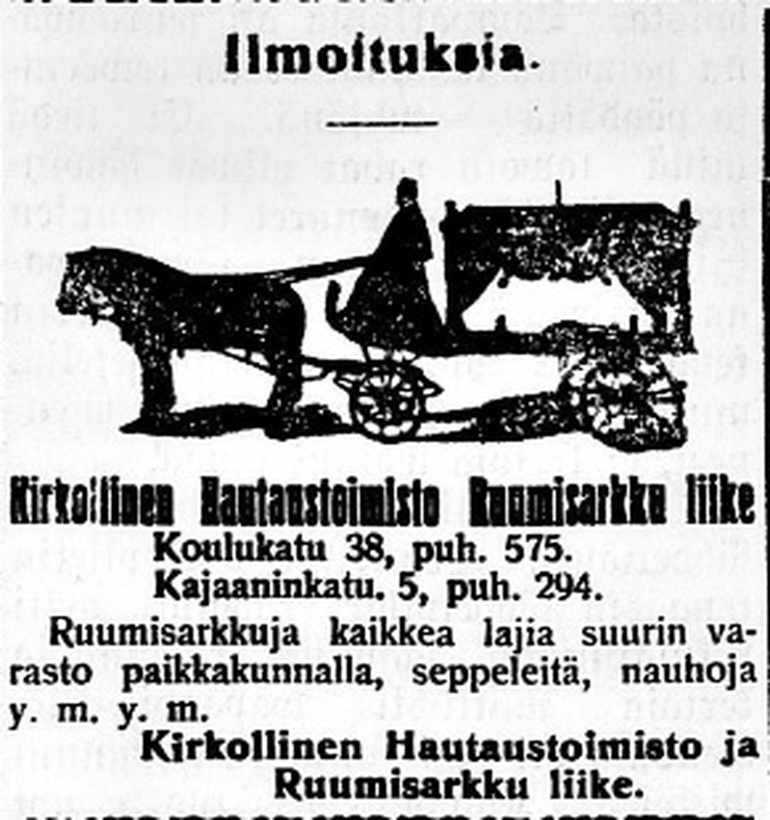 Hautaustoimisto Ikäheimo on perheyritys, jonka juuret ulottuvat 110 vuoden  taakse – ”Tässä työssä parasta on se, että saamme olla omaisten tukena  surutyössä” | Kaleva