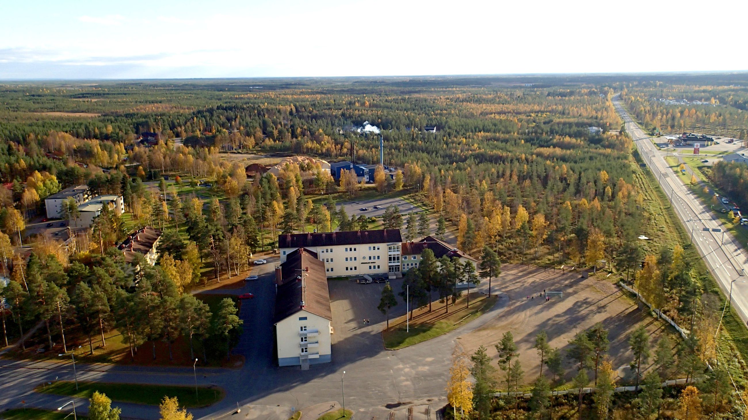 Valtatien Liikenneympyrä Hahmottumassa – Kurenalan Koulun Tonttia ...