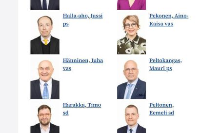 Mitä ihmettä? Oulun Juha Hänninen merkittiin eduskunnan nettisivuilla vasemmistoliittolaiseksi – "En ole loikannut"