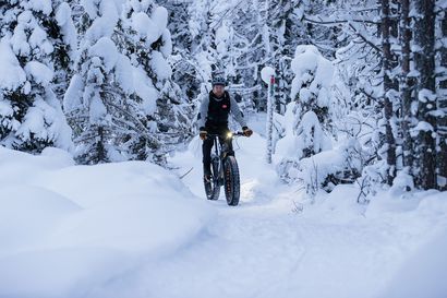 Pekka Lintusaari aloitti pyöräilyn uudestaan outoon aikaan Rukalla ja se vei mennessään – Lajin suosio on kasvanut, mutta Koillismaalla reittejä ei ole vielä liikaa