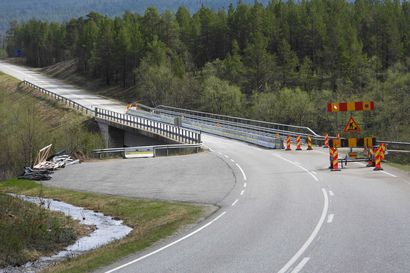 Patonivan sillan korjaus Utsjoella valmistuu kesäkuussa – rekka pyyhkäisi palan irti joulukuussa