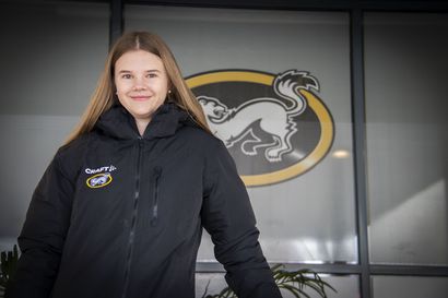 18-vuotias oulunsalolainen Matleena päätyi jo muutaman vuoden ikäisenä luistimille – nyt hän pelaa naisten liigaa Oulun Kärpissä