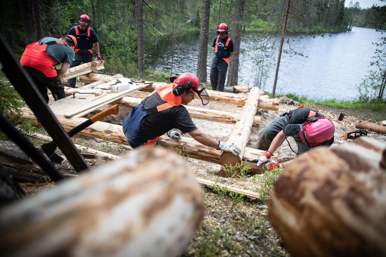 Hirsirakentamisessa korostuu tarkkuussahaus ja muotoilu