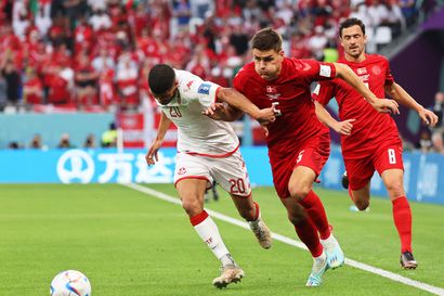 Lyhyempi hyökkääjä olisi puskenut maalin – Tanska ja Tunisia jäivät MM-avauksessaan maaleitta