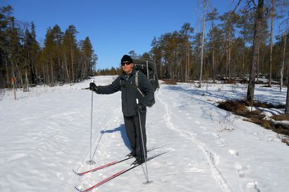 Mel­la­vaa­ran laa­vul­ta tutun Timo Luiron hiih­to­kau­si jatkuu edel­leen – tar­jon­nut talven aikana kahvit ainakin sadalle hiih­tä­jäl­le
