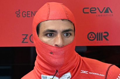 Ferrarin Carlos Sainz palkitsi itsensä Monzan F1-harjoituksissa syntymäpäivälahjalla