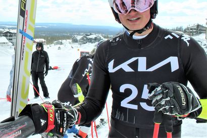 Jesperi Kemppainen kuudes Tärnabyn FIS-pujottelussa